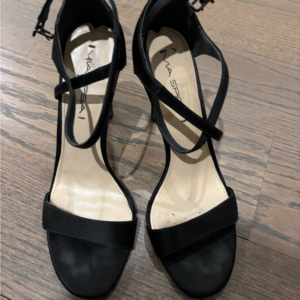 Vince Camuto Black Strappy Heels